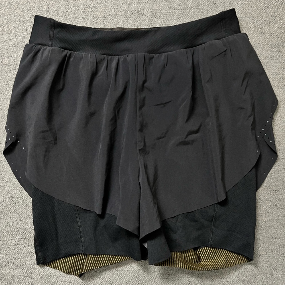 lululemon Black Training / Running Shorts with Built-in Spandex